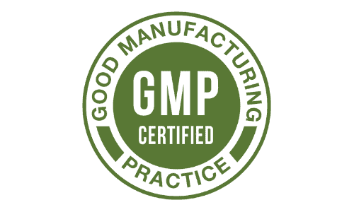 Good Manufacturing Practice certified badge